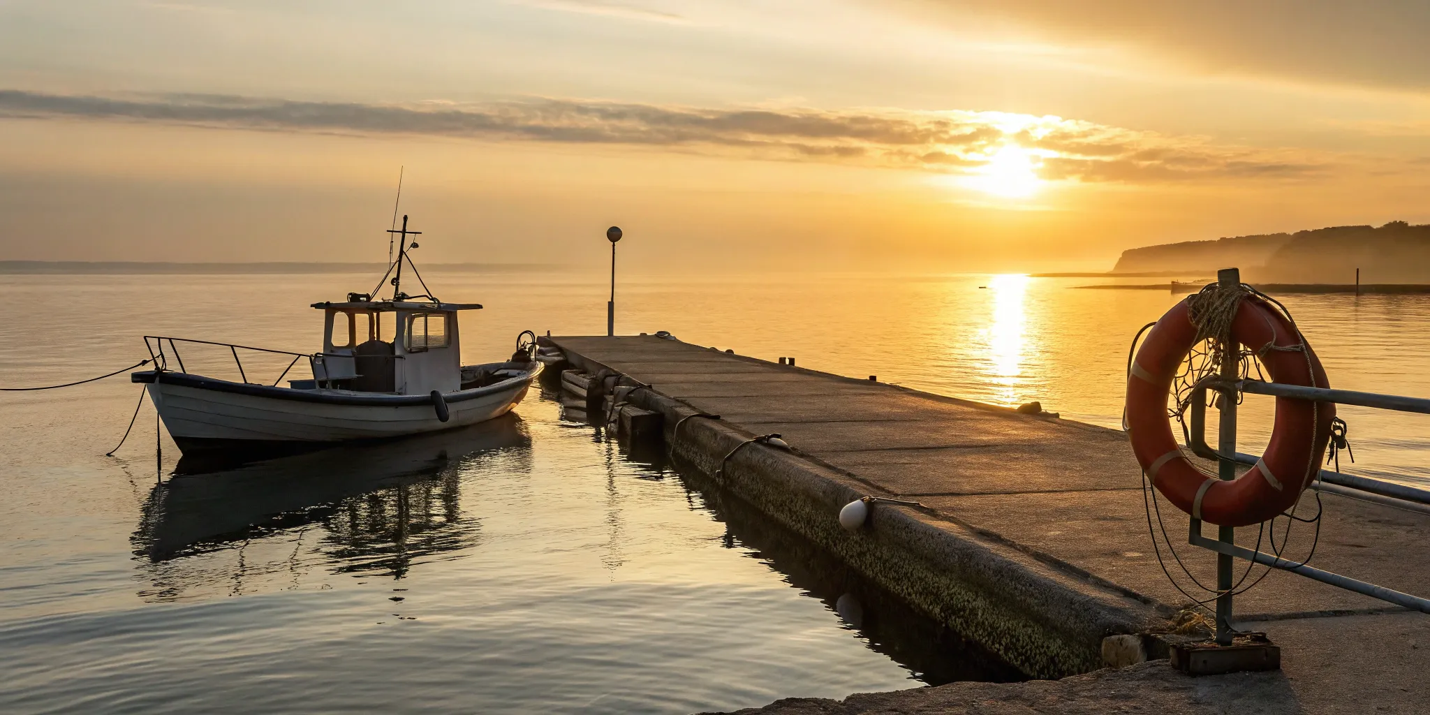 A maritime accident lawyer helps protect workers on vessels like this docked fishing boat.