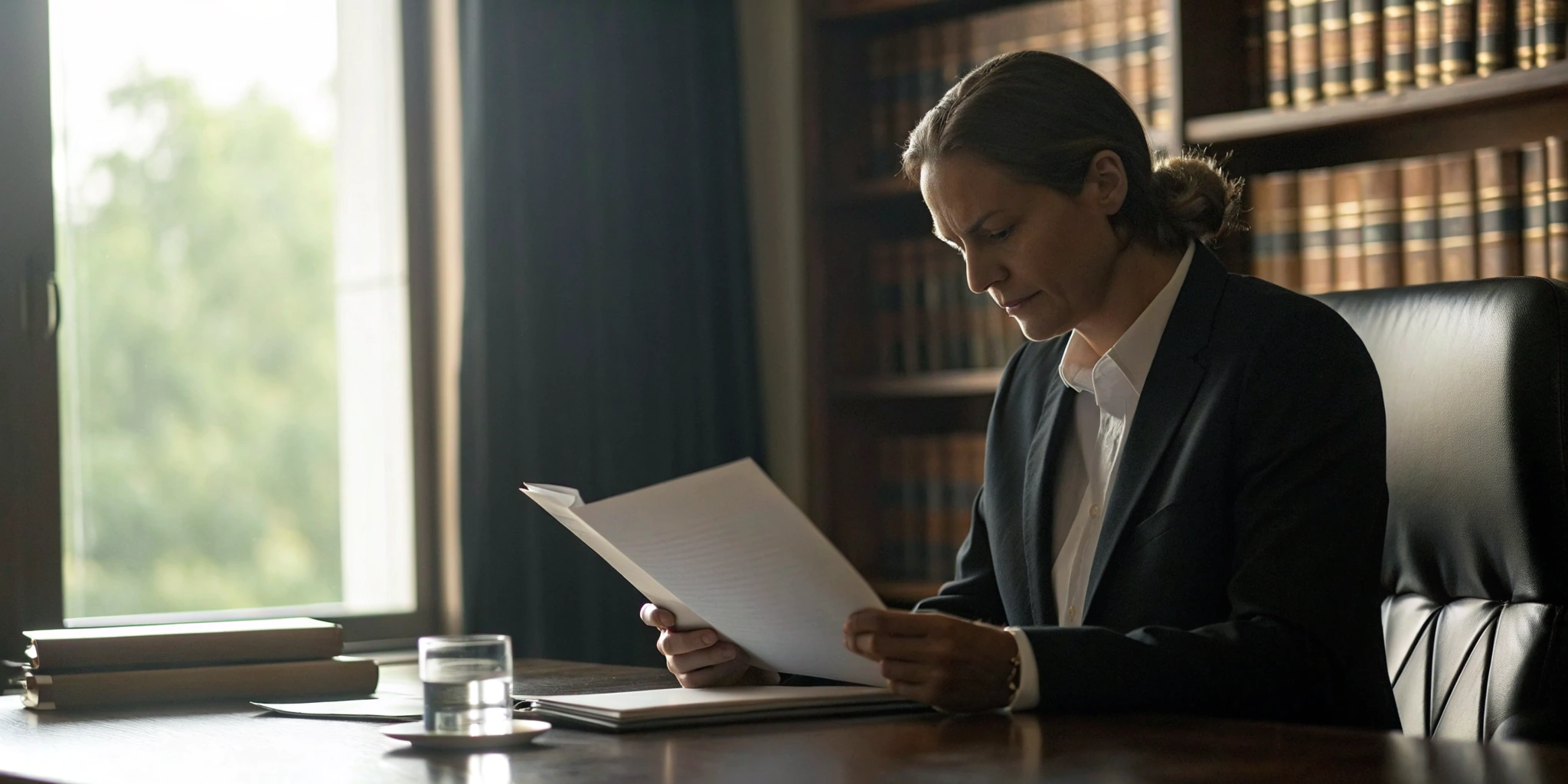 A professional providing regulatory compliance services by reviewing legal documents.