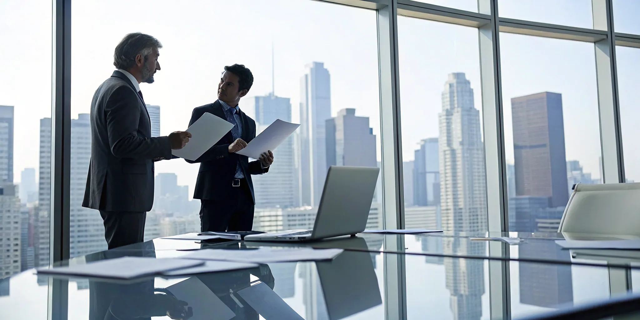 A professional receiving ISO 9001 consulting to improve their firm's quality management.