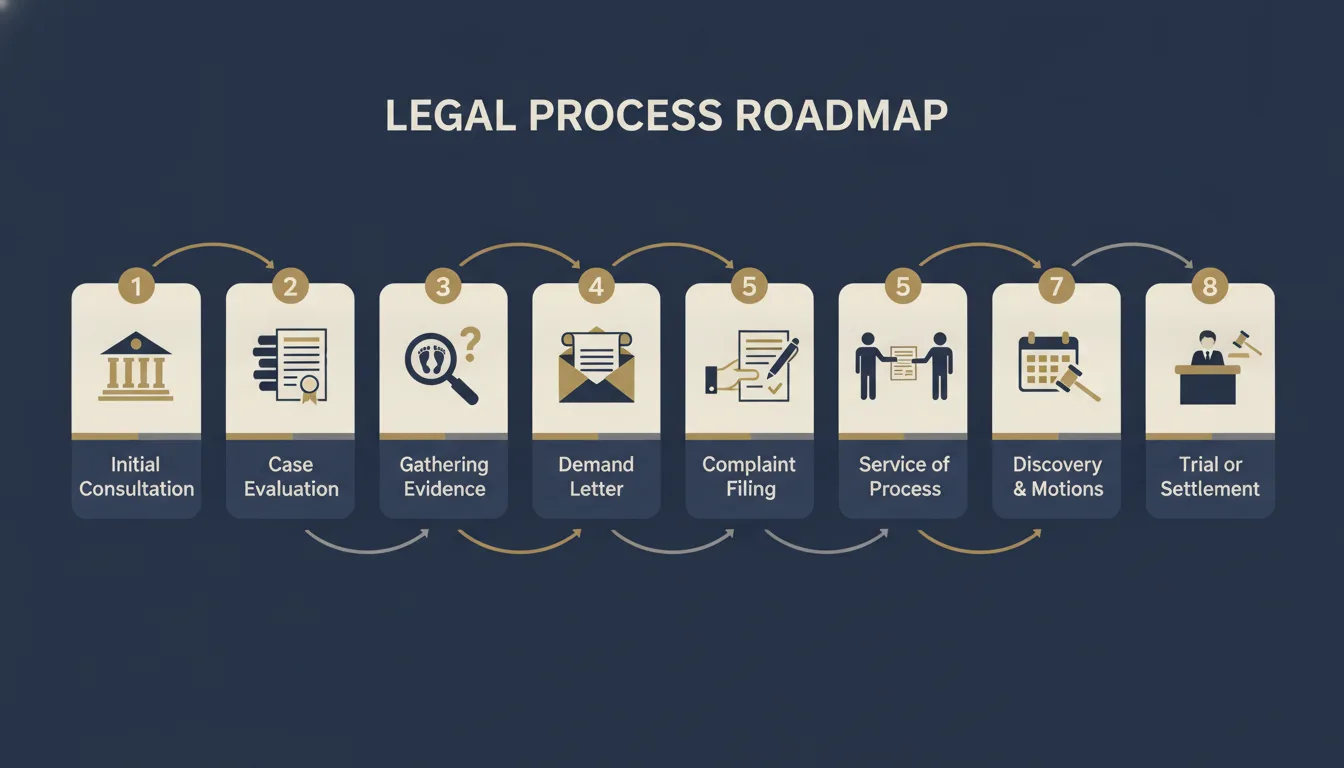 Eight steps to file a lawsuit against a company